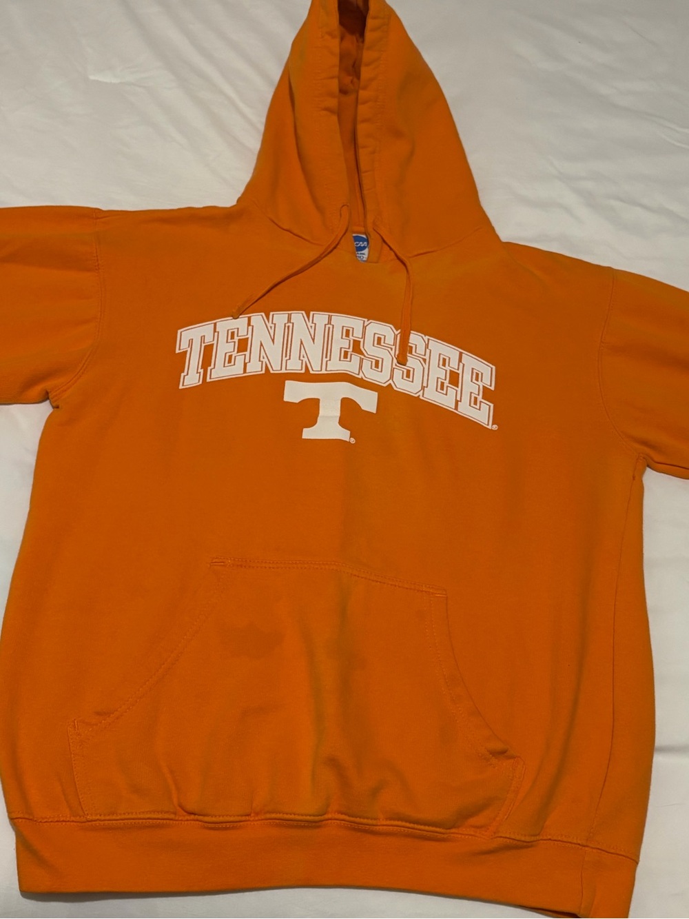 Tennessee Collegiate Hoodie with White Logo